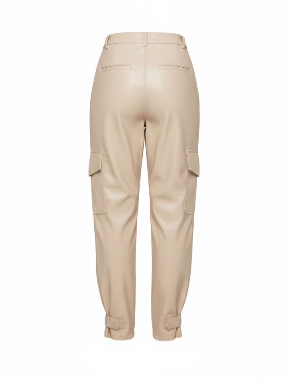Wilfred Ivory Vegan Leather Modern Cargo Pant Size 6